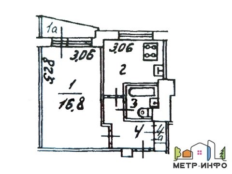 1-к квартира, 12/12 эт., 33м²